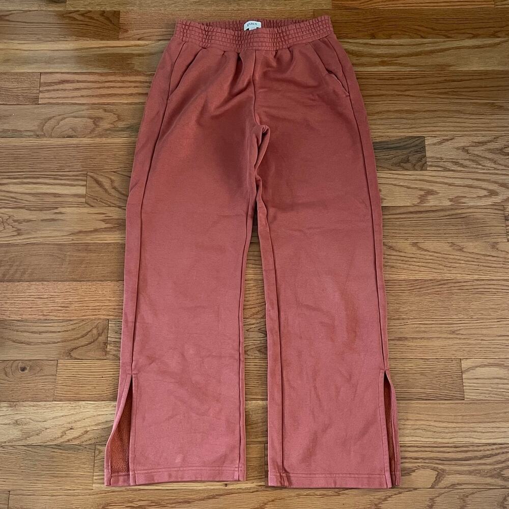 Women's Rust Pact Courtside Fleece Organic Cotton Wide Leg